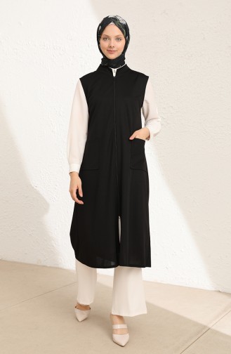 Black Gilet 1665-02