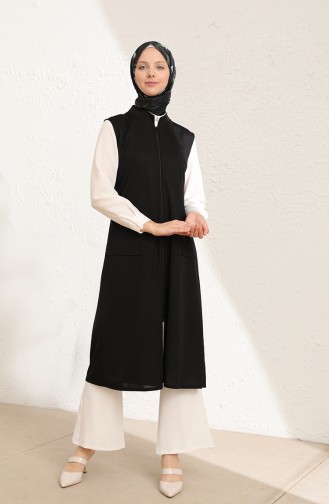 Black Gilet 1665-02