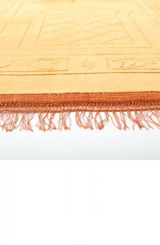 Lüks Kadife Peluş Seccade Gold 70 X 110 Cm 750 Gr