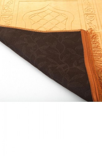 Lüks Kadife Peluş Seccade Gold 70 X 110 Cm 750 Gr