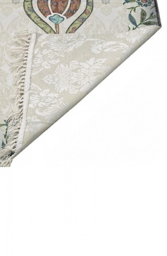 İnce Pamuk Seccade Yeşil Lale 70X117 Cm 370 Gr