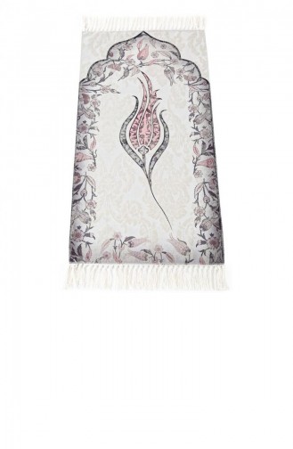 Çocuklar İçin Silindir Kutulu 18X10 Namaz Seti Pembe 34X57 Cm 180 Gr
