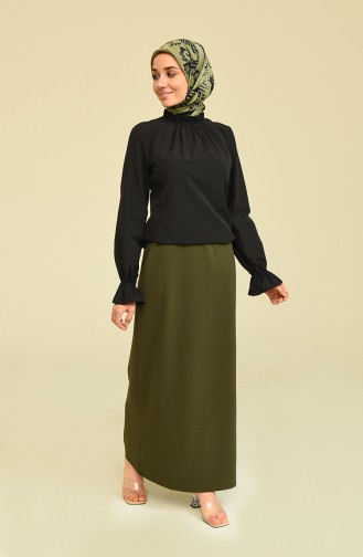 Khaki Rok 10202283ETK-01