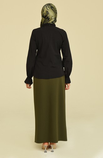 Khaki Rok 10202283ETK-01