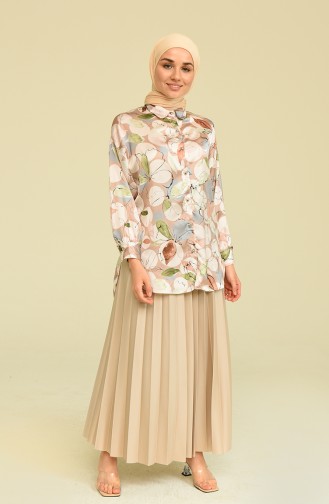 Beige Skirt 7010-02