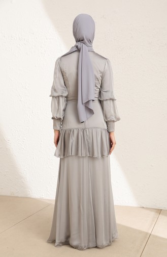 Habillé Hijab Gris 0098-01