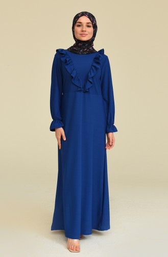 Indigo Hijab Dress 3273-01
