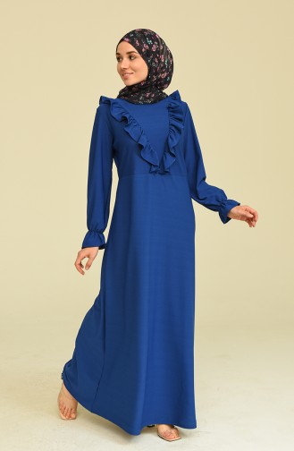 Indigo Hijab Dress 3273-01