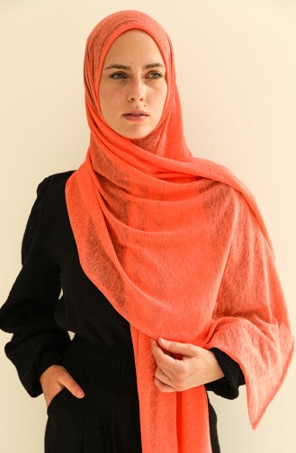 Pinkish Orange Sjaal 8095-02