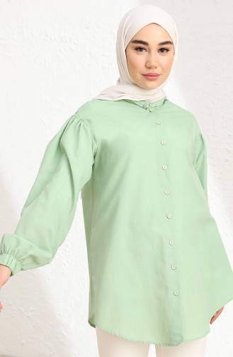 Chemise Vert menthe clair 15043-04