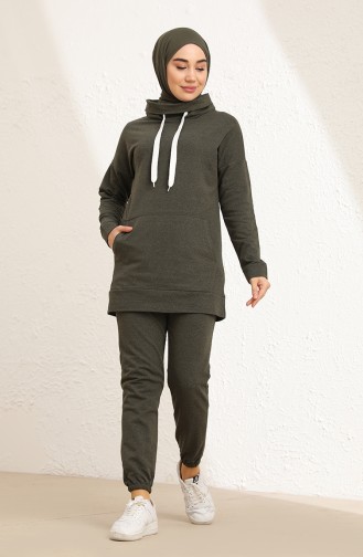 Khaki Tracksuit 3471-02