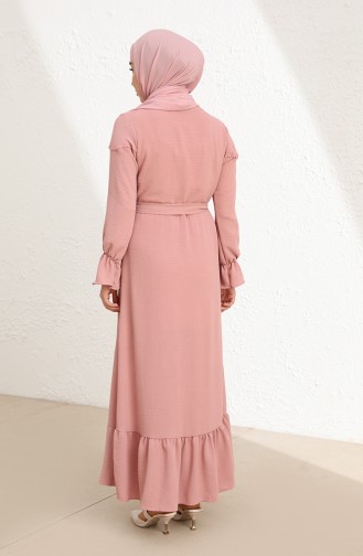 Powder Hijab Dress 1002-05