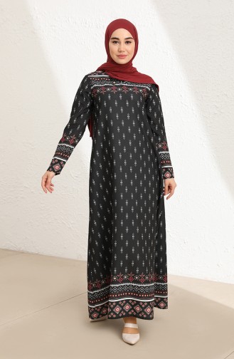 Black Hijab Dress 1775-01