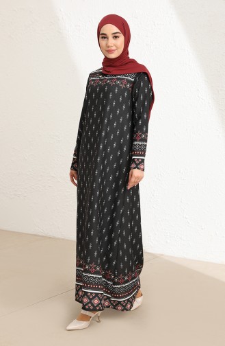 Black Hijab Dress 1775-01