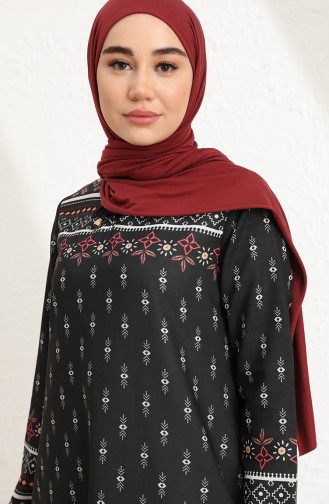 Robe Hijab Noir 1775-01