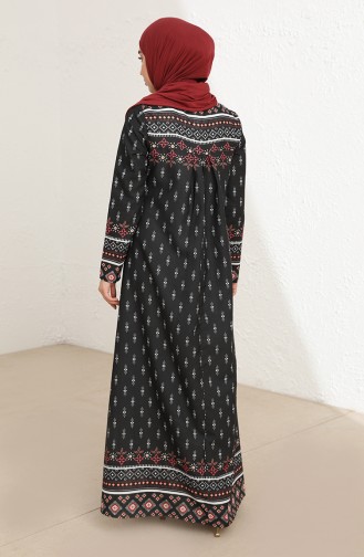 Robe Hijab Noir 1775-01