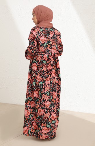 Robe Hijab Noir 1779-01