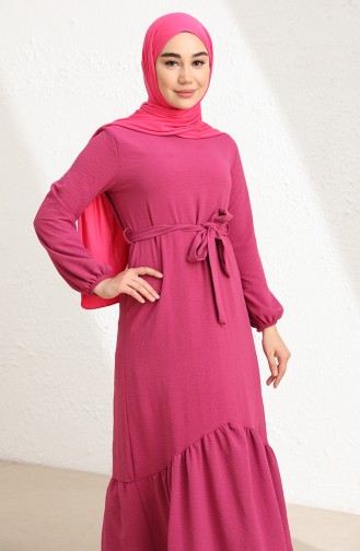 Fuchsia Hijab Kleider 1001-01