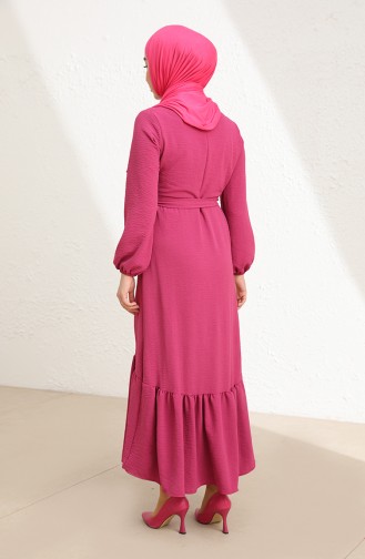 Fuchsia Hijab Kleider 1001-01