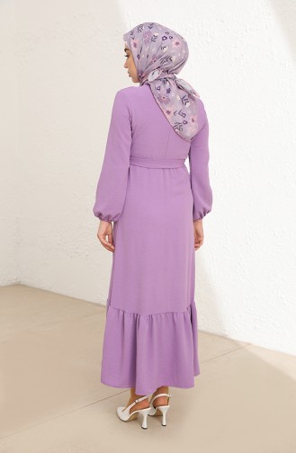 Lila Hijab Kleider 1001-03