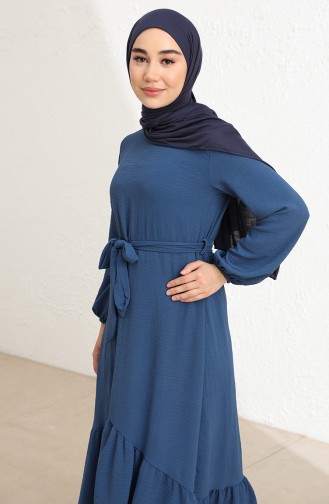 Indigo Hijab Dress 1001-04