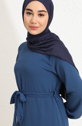 Indigo Hijab Kleider 1001-04