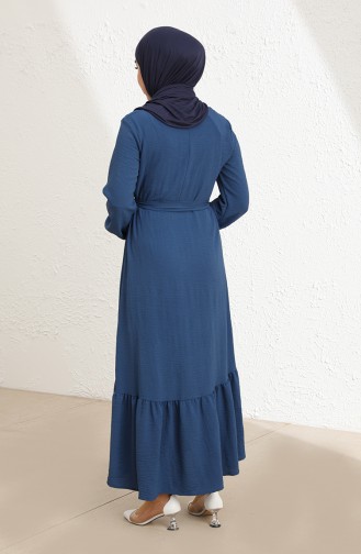 Indigo Hijab Kleider 1001-04