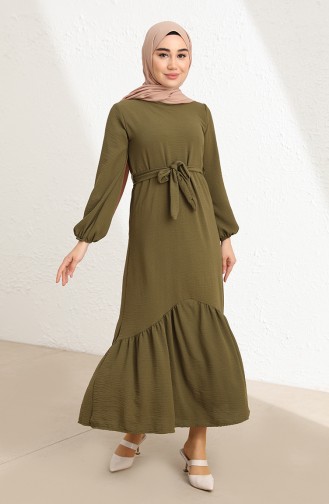 فستان كاكي 1001-05