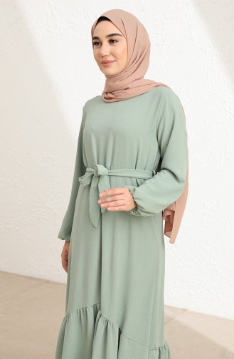 Mint Green Hijab Dress 1001-07