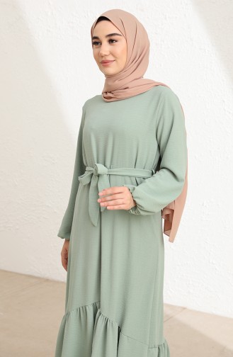 Mint green İslamitische Jurk 1001-07