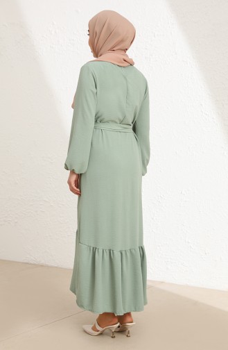 Mint Green Hijab Dress 1001-07