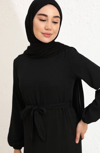 Black İslamitische Jurk 1001-09