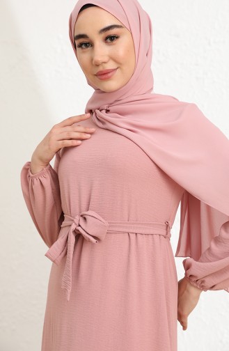 Powder Hijab Dress 1001-10