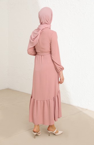Powder Hijab Dress 1001-10