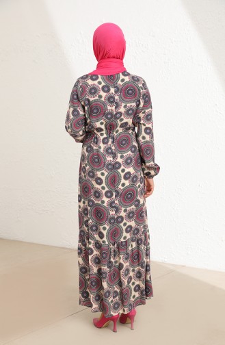 فستان كريمي 85002-01