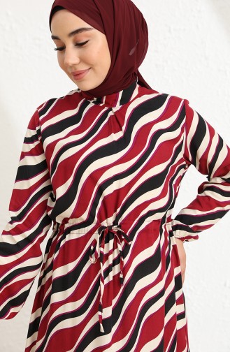 Robe Hijab Bordeaux 85002E-01