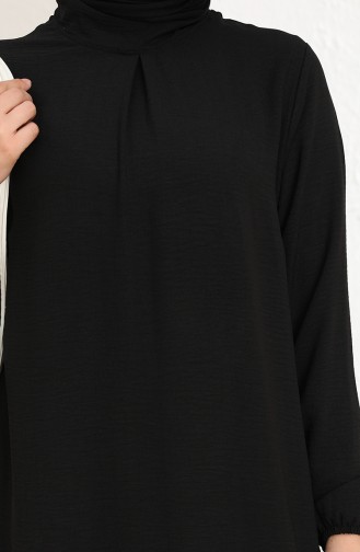 Schwarz Hijab Kleider 85004-01