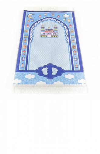  Praying Carpet 38-MAVİ