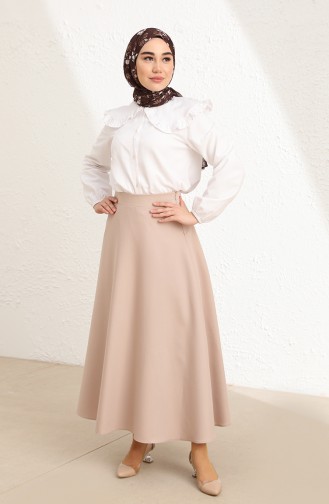 Beige Skirt 10202291ETK-03