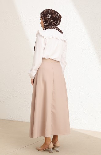 Beige Skirt 10202291ETK-03