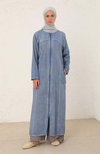 Ice Blue Abaya 1616-05