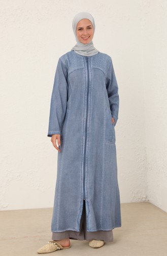 Ice Blue Abaya 1616-05