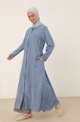 Ice Blue Abaya 1616-05