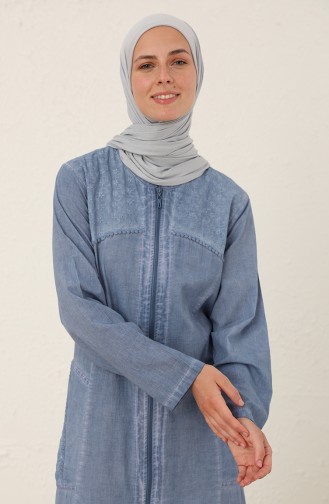 Ice Blue Abaya 1616-05