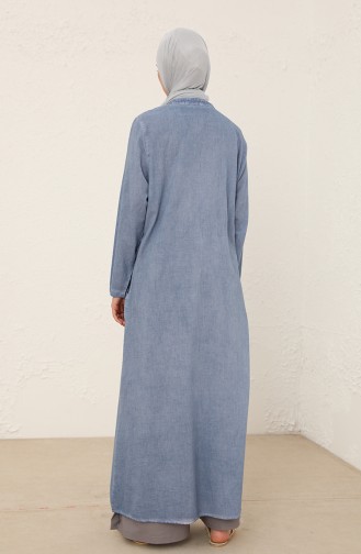 Ice Blue Abaya 1616-05