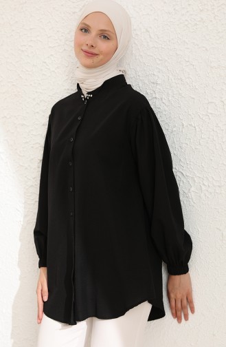 Black Overhemdblouse 15043-05