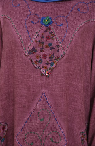 Robe Hijab Pourpre 6161-01