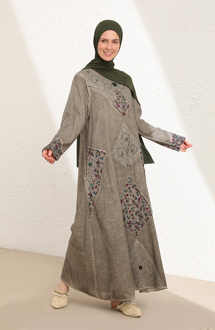 Robe Hijab Beige 6161-05