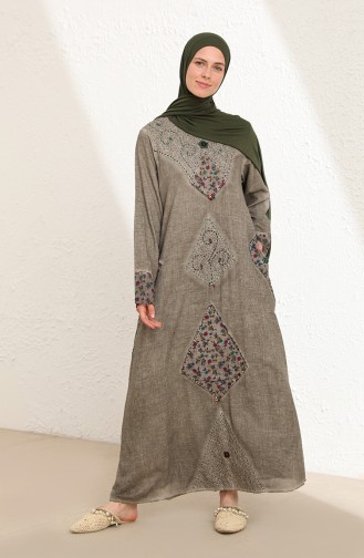 Robe Hijab Beige 6161-05