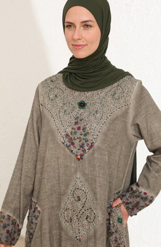 Robe Hijab Beige 6161-05
